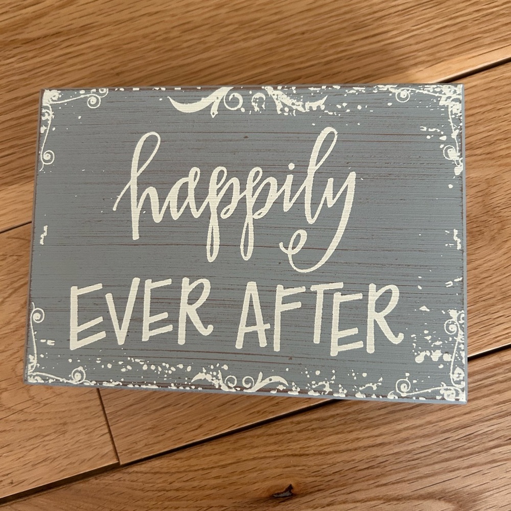 Like new happily ever after after sign
